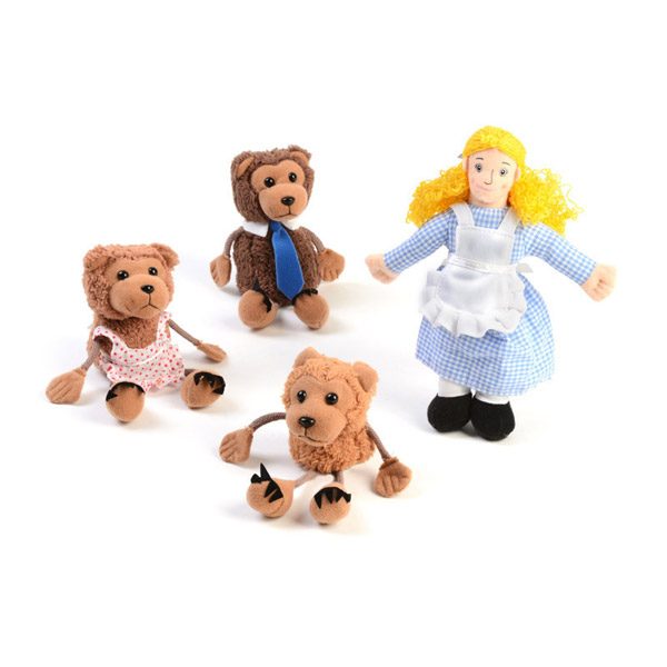 Goldilocks & the Three Bears Finger Puppets Early Excellence