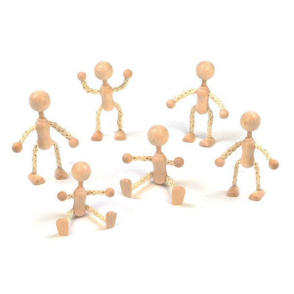 Set of 6 String People | Early Excellence
