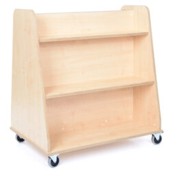 Mobile Double Sided Shelving Unit for resources in classrooms