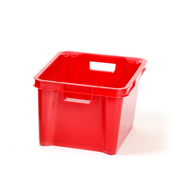 Red 1.5ltr Plastic Box for Storing Resources Early