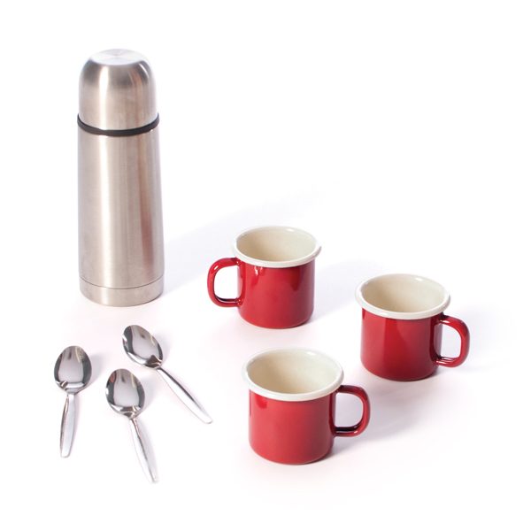 flask and mug set