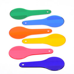 Set of 6 Coloured Paddles
