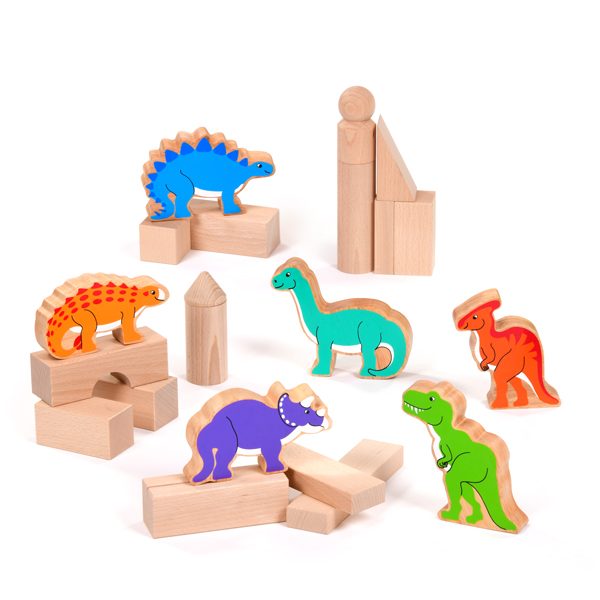 building block dinosaurs