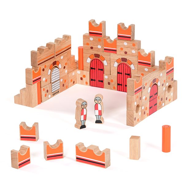 building block castle