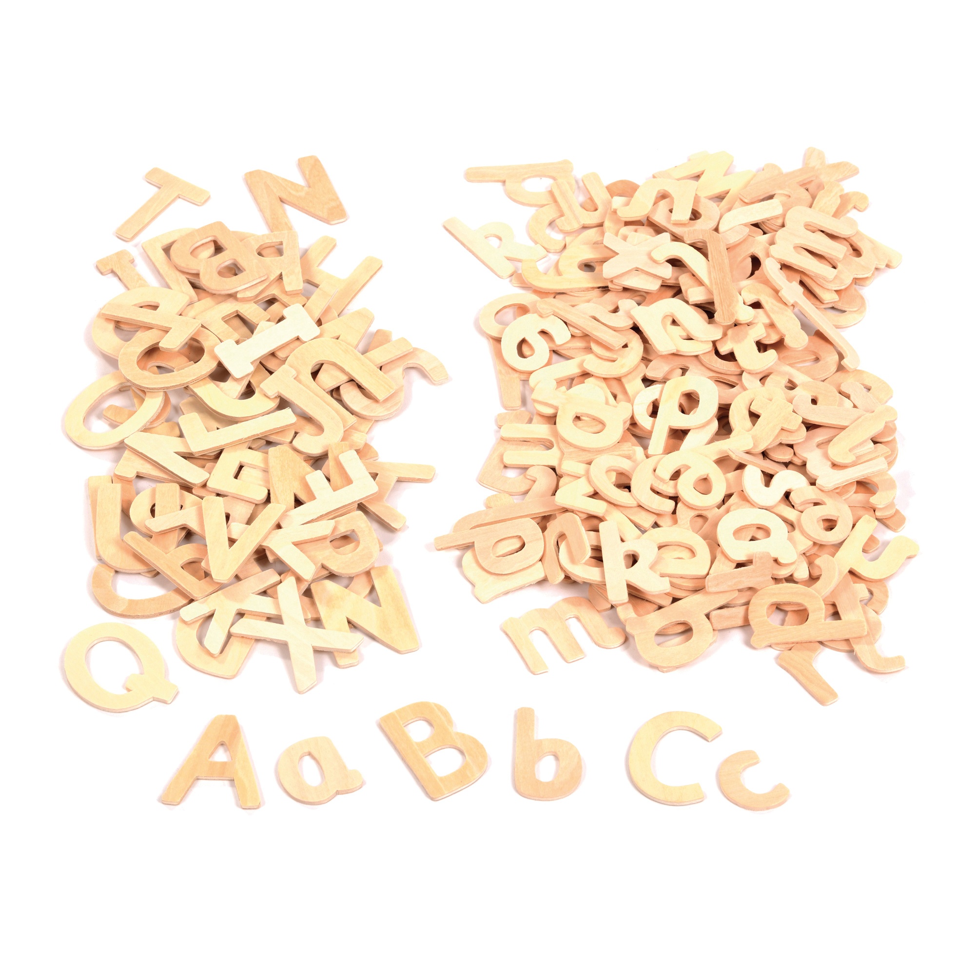 Sprouting 130 Pieces Letters Each Natural Wooden Lowercase Letters 