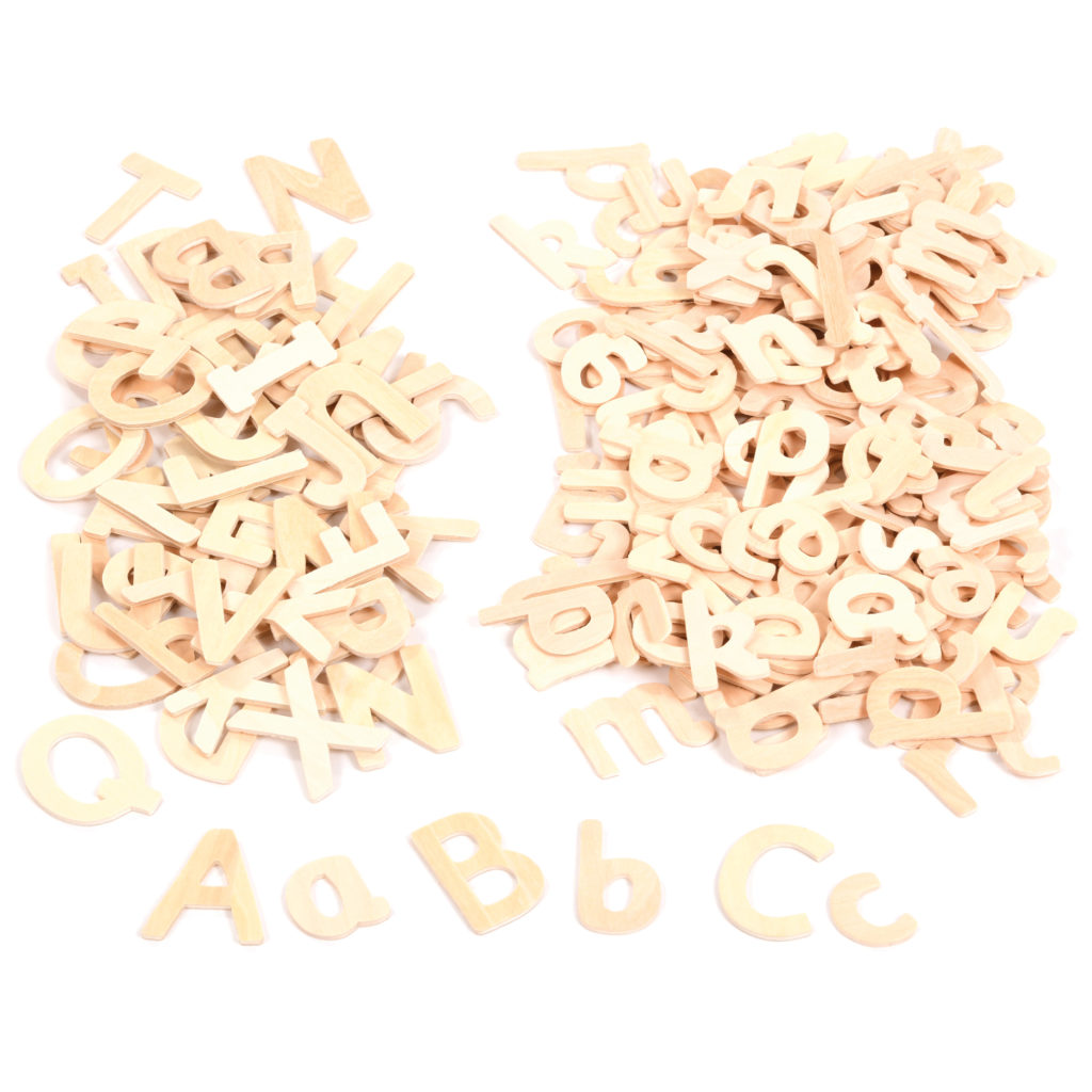 Set of Wooden Letters (Upper & Lower Case) Early Excellence