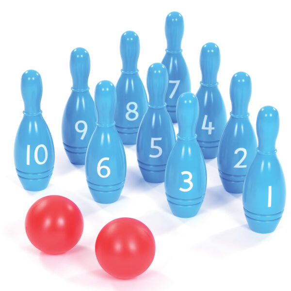 Set of Skittles for Outdoor Games 1-10 bowling pins