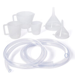 Set of Clear Funnels, Jugs and Tubing for Outdoor Water Play, Investigation and Learning
