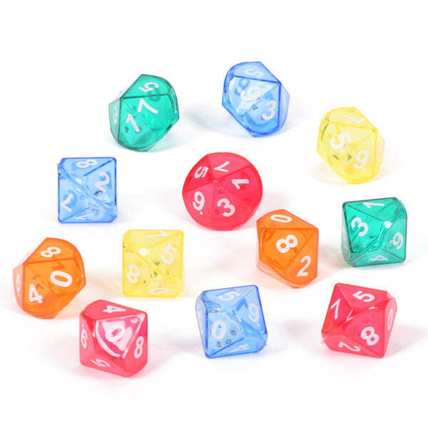 Set of Ten-Sided Dice-in-Dice
