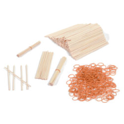 Set of 300 Counting Sticks & Bands