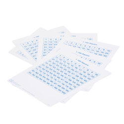 Set of 6 100 Square Whiteboards
