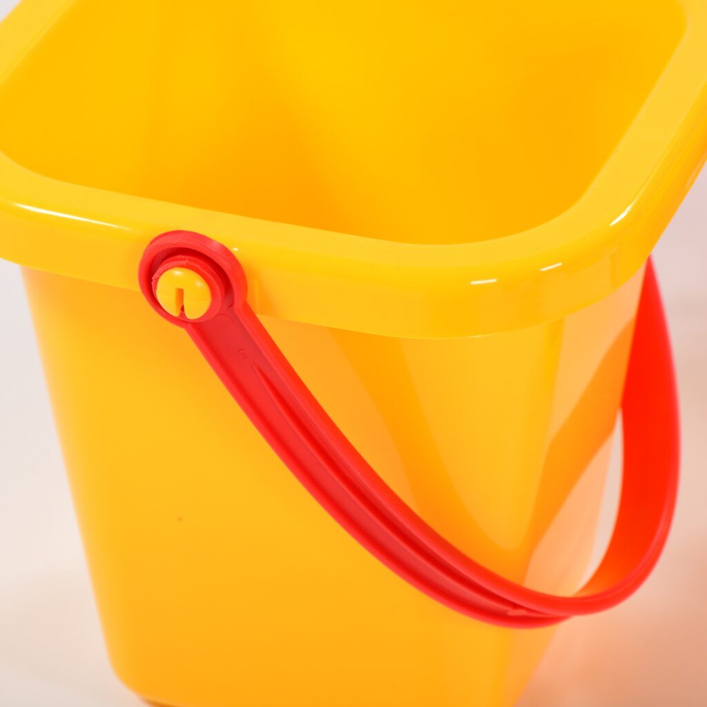 Set of Yellow Buckets for Water and Sand Play Early Excellence