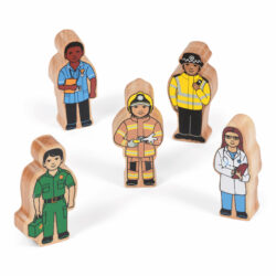 Set of Emergency Services People