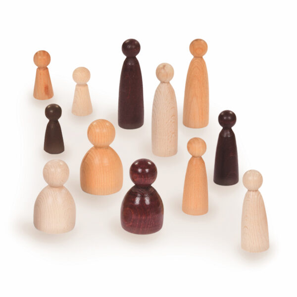 Small Set of Mixed Wooden Figures