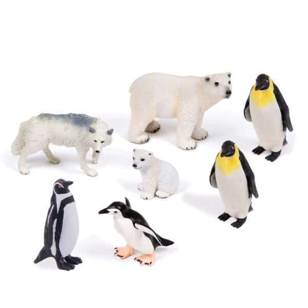Set of Polar Animals